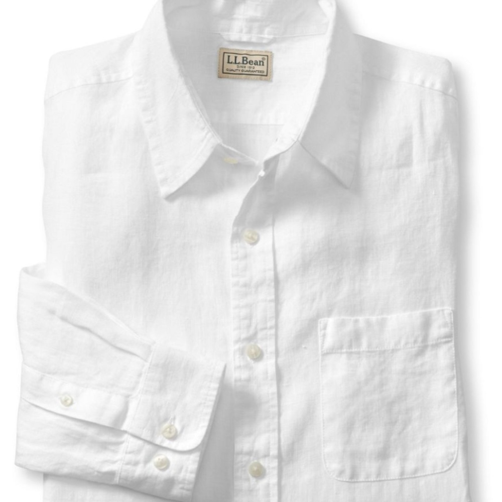 Men's Long Sleeve Linen Shirt
